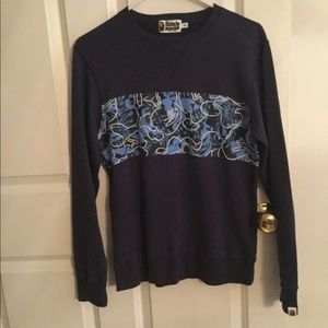 Bape Tropical camo (blue) sweatshirt